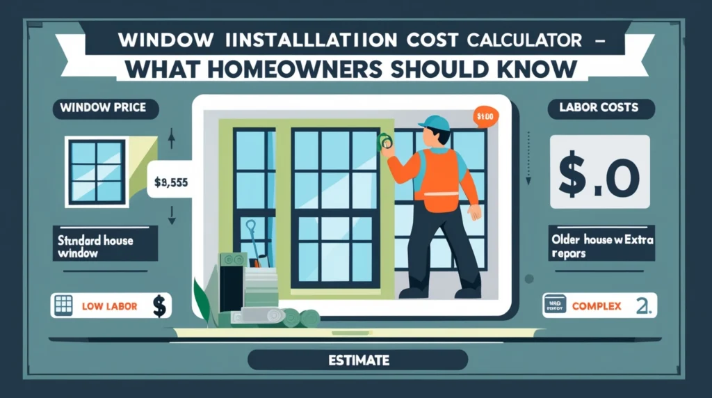Window Installation Cost Calculator
