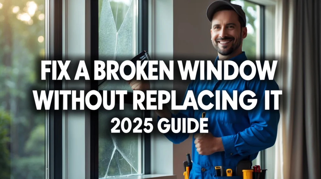 how to fix a broken window without replacing it