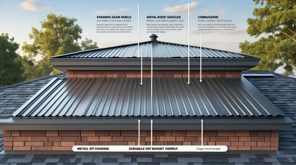 Types of Metal Roofs and Their Compatibility with Shingles