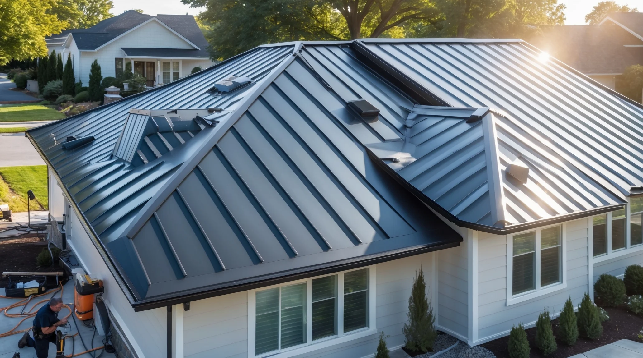 can a metal roof be installed over shingles
