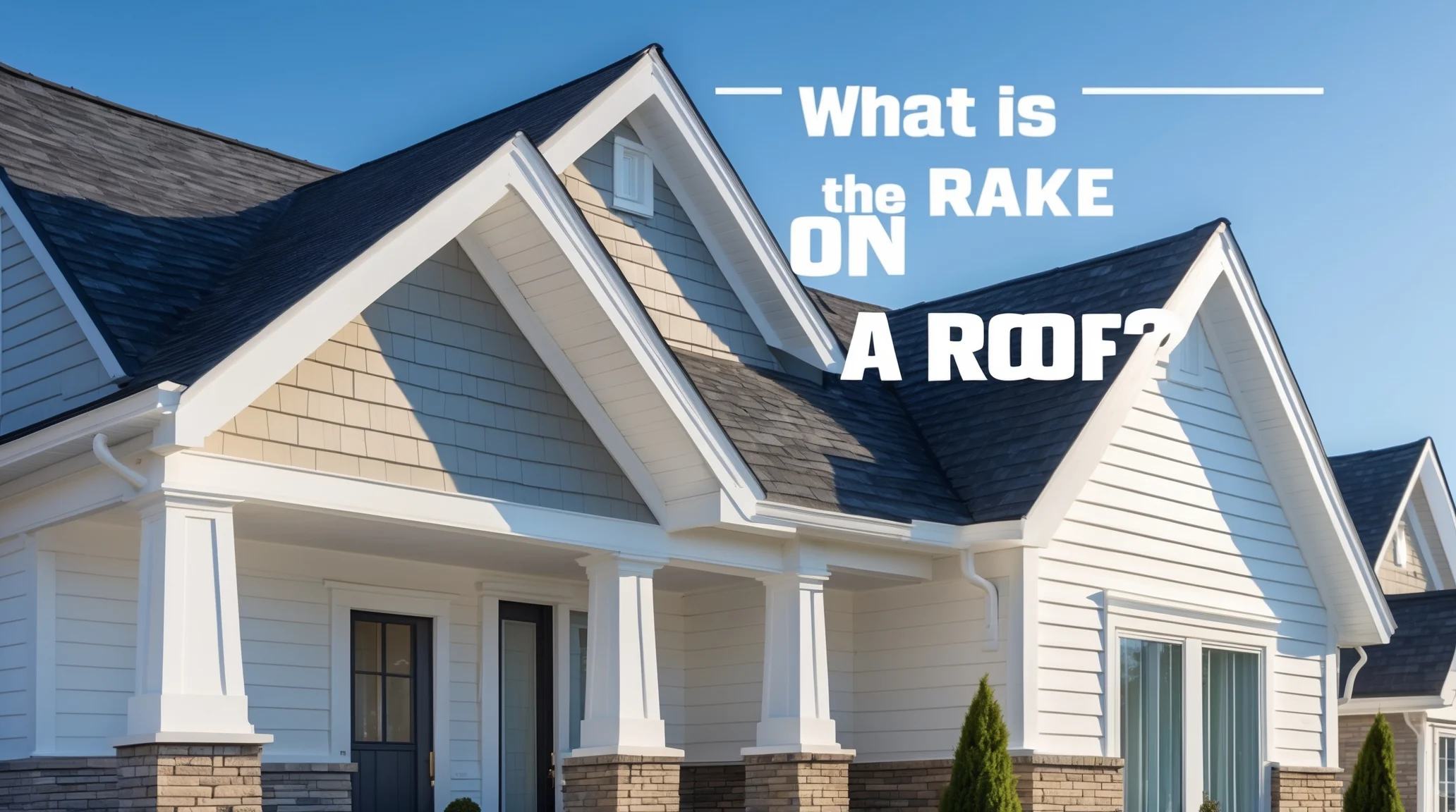 what is the rake on a roof
