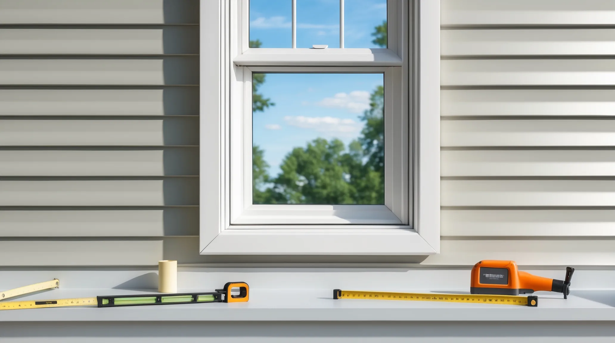 how to install a replacement window with vinyl siding